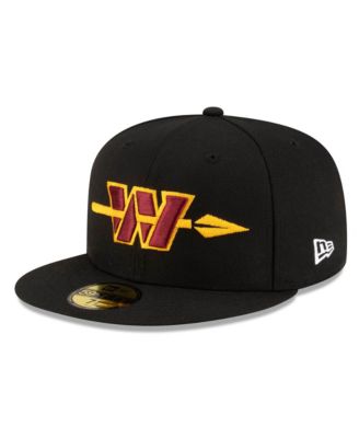 New Era Men's Black Washington Commanders Alternate 59FIFTY Fitted Hat