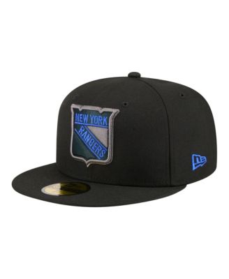 Мужская бейсболка New Era, черная, New York Rangers Color Pop 59FIFTY, регулируемая