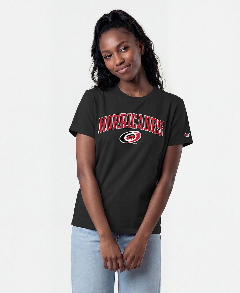 Champion Женская футболка с логотипом Carolina Hurricanes