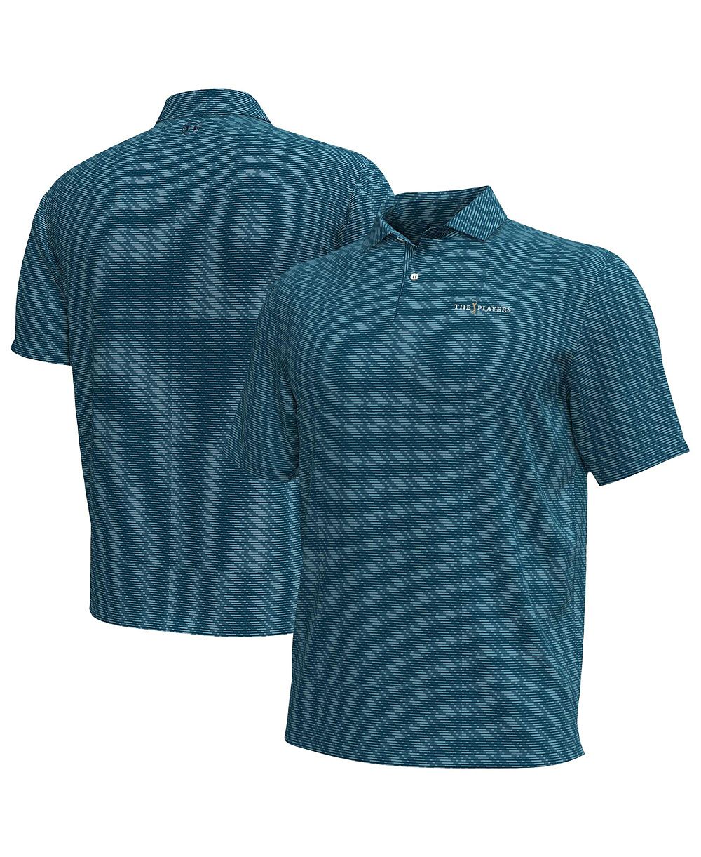 Under Armour Men's Teal THE PLAYERS Iso-Chill Deuces Polo Shirt