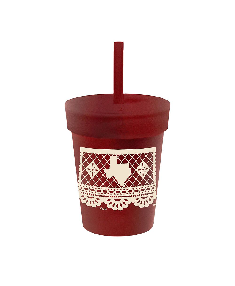 Силиконовый стакан Wincraft Texas Rangers 2026 City Connect 8oz. с крышкой и трубочкой