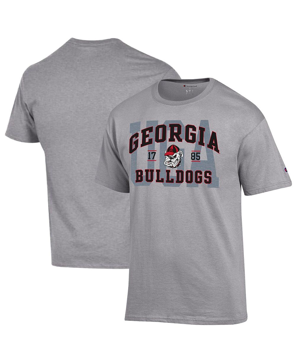Champion Men's Heather Gray Georgia Bulldogs Varsity T-Shirt