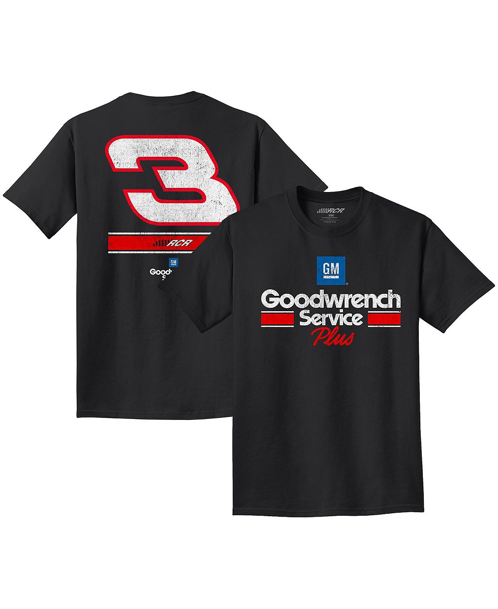 Richard Childress Racing Team Collection Men's Black Richard Childress Racing 3 GM Goodwrench Service Plus T-Shirt