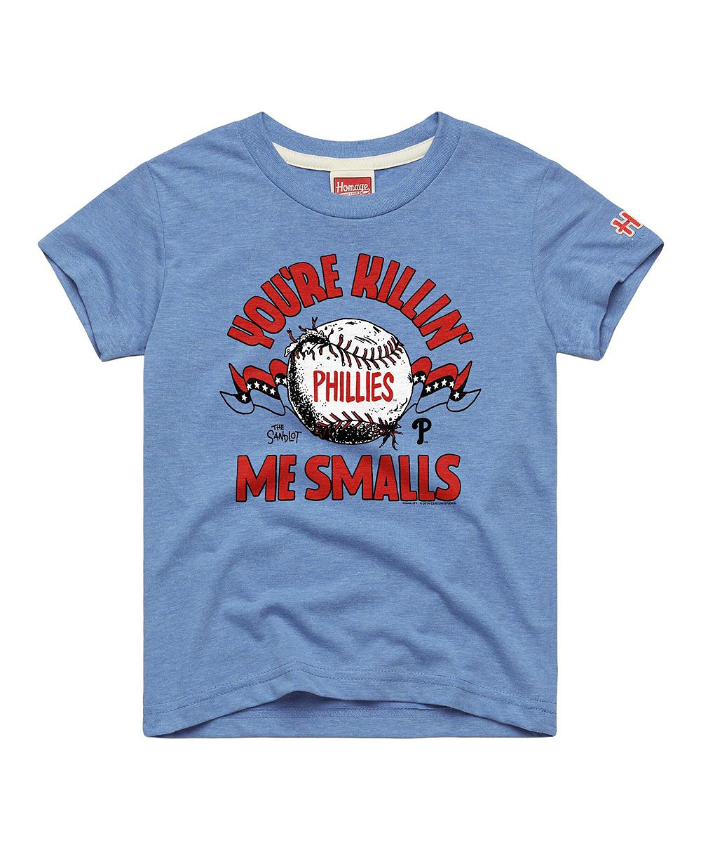 Детская футболка Homage Big Boys and Girls Light Blue Philadelphia Phillies x The Sandlot Tri-Blend