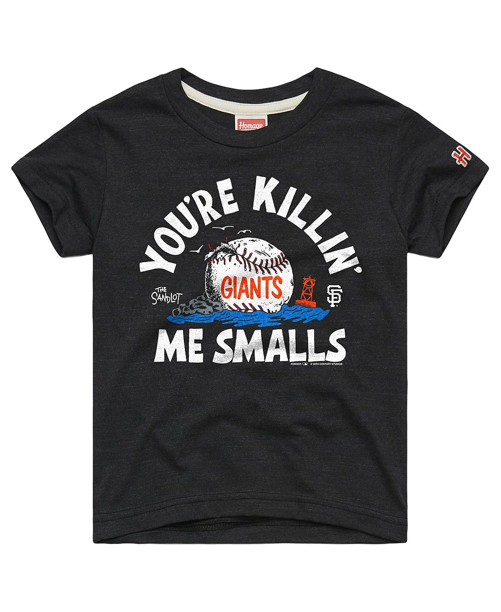Детская футболка Homage Charcoal San Francisco Giants x The Sandlot Tri-Blend