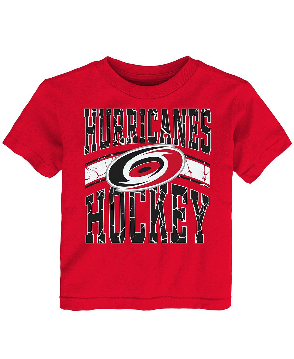 Outerstuff Детский футболка Carolina Hurricanes Ice Crack красная