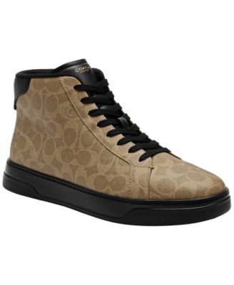 Coach Men's Highline Signature Canvas High Top Sneaker