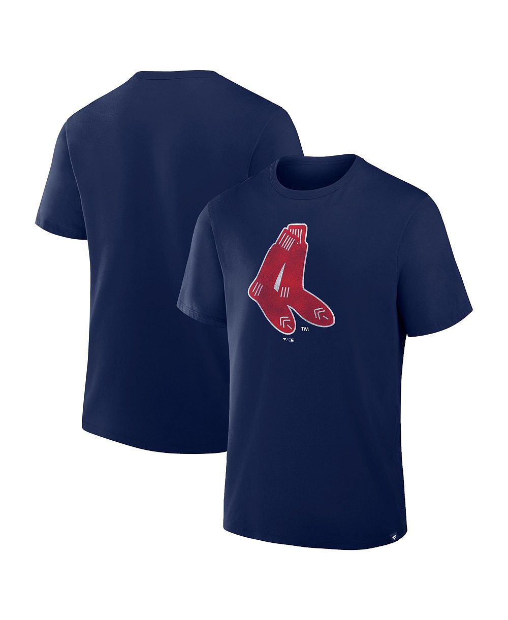 Мужская футболка Fanatics Navy Boston Red Sox Vintage Logo Legacy