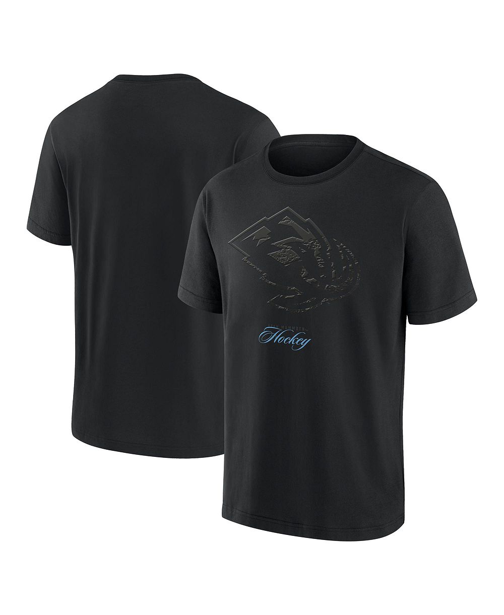 Мужская футболка Fanatics Utah Mammoth Blackout Heavyweight