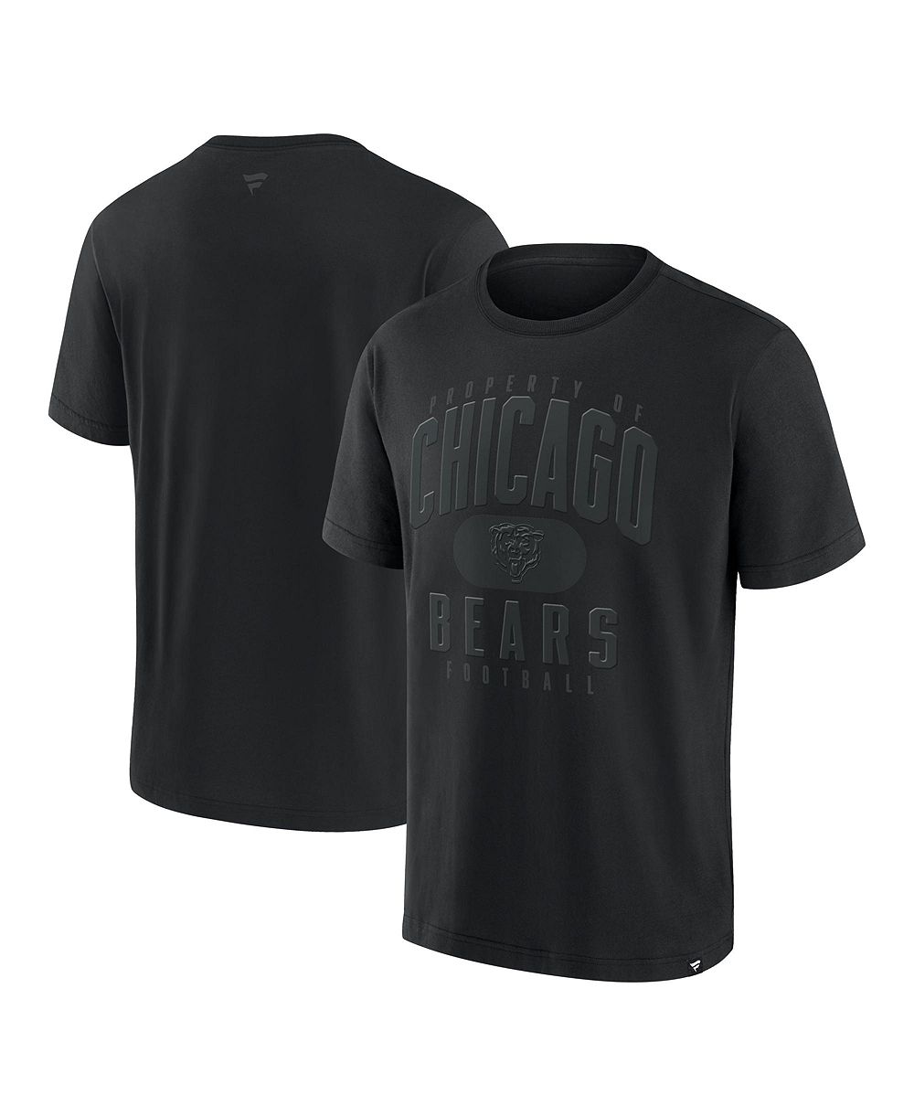 Мужская футболка Fanatics Black Chicago Bears Heavyweight
