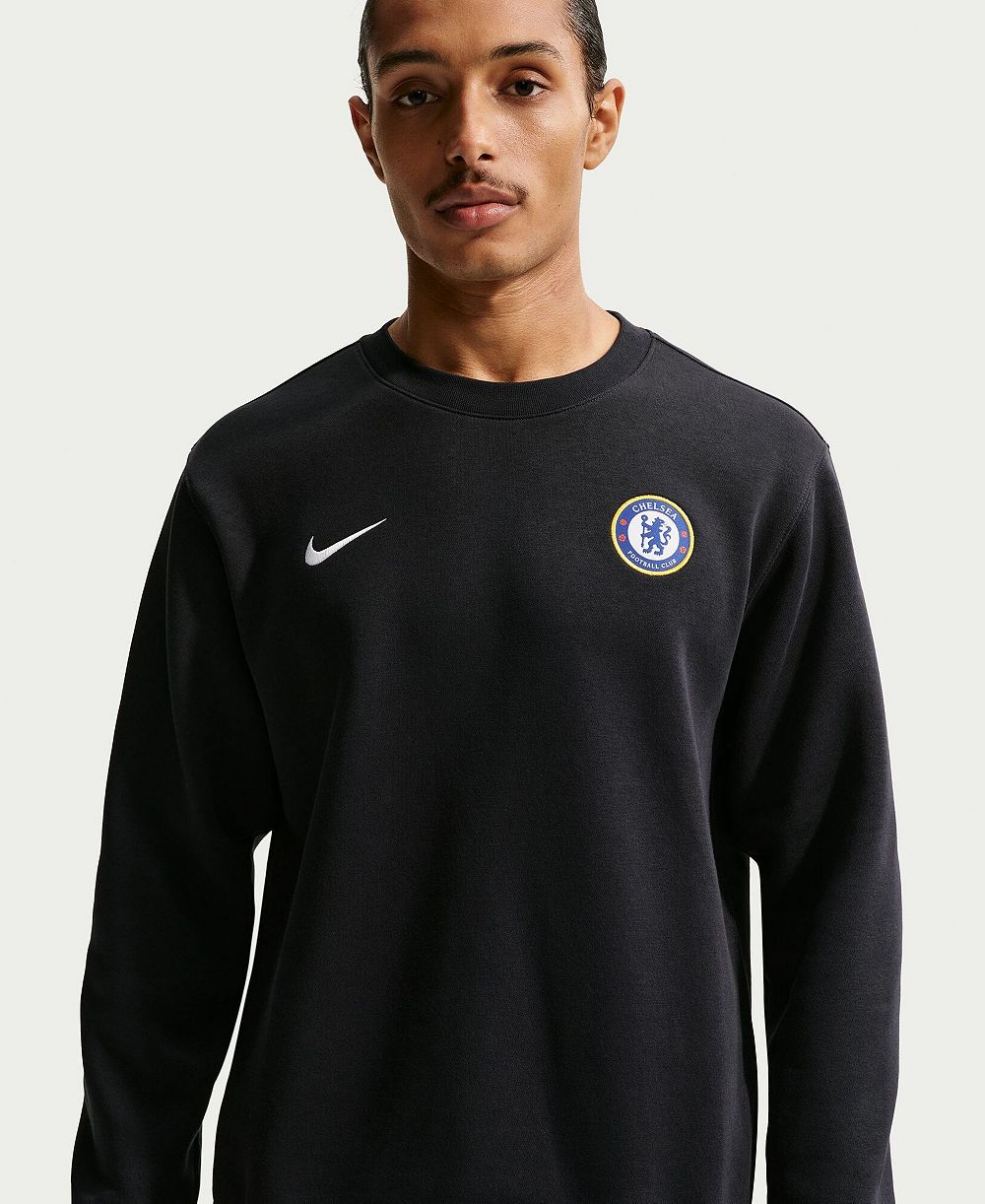 Nike Men's Black Chelsea Club Sweatshirt