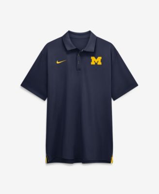 Мужская футболка Nike Navy Michigan Wolverines 2026 Sideline Tour Dri-FIT Polo