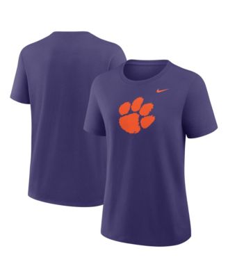 Женская футболка Nike Purple Clemson Tigers Primary Logo