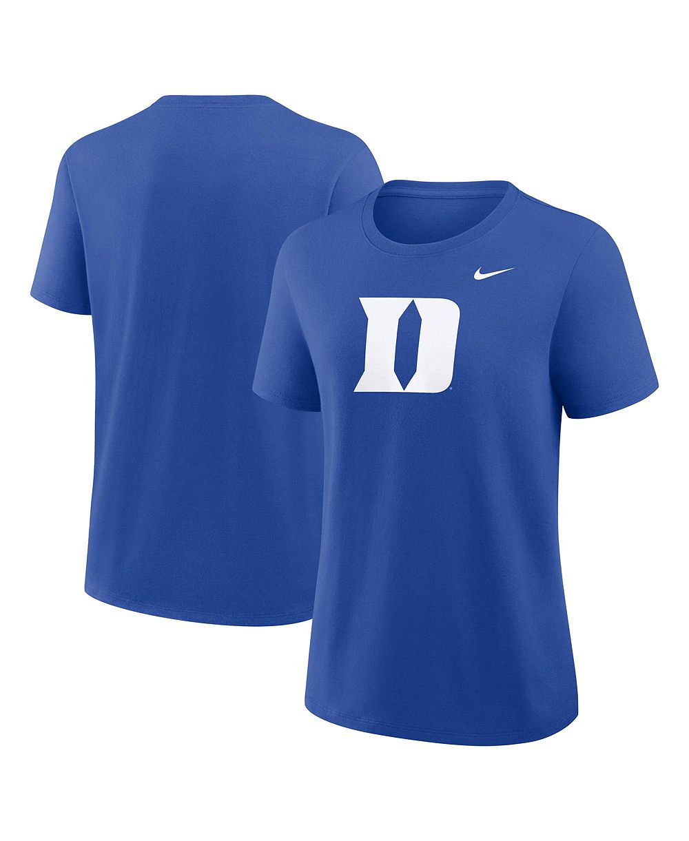 Женская футболка Nike Royal Duke Blue Devils Primary Logo