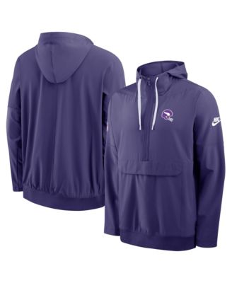 Мужская куртка Nike Minnesota Vikings Alt Anorak Half-Zip Hooded фиолетовая