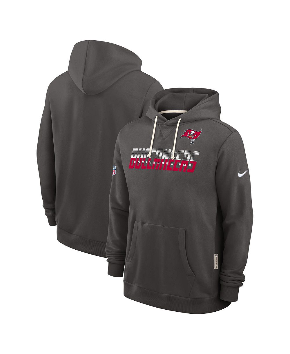 Мужское худи Nike Pewter Tampa Bay Buccaneers Sideline Standard Issue Dri-FIT