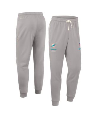 Nike Men's Gray Miami Dolphins Sideline Standard Issue Dri-FIT Taper Pants