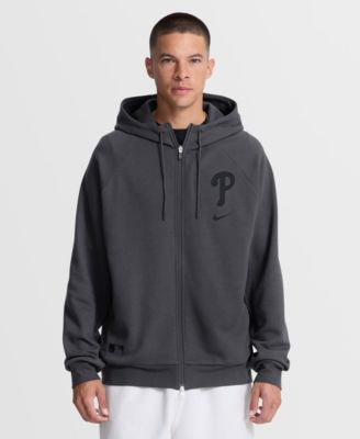 Nike Мужское худи Philadelphia Phillies Authentic Collection Player Raglan Dri-FIT, антрацит