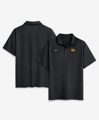 Мужская рубашка-поло Nike Black Iowa Hawkeyes Primetime Victory Plus Dri-FIT