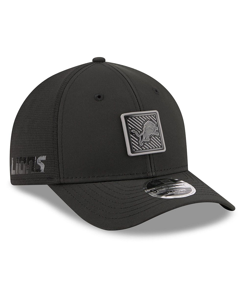 New Era Мужская черная кепка Detroit Lions 2026 NFL Training Camp 9FORTY Adjustable