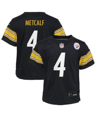 Nike Детская джерси D.K. Metcalf, черная, Pittsburgh Steelers