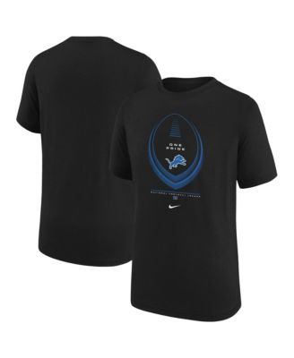 Nike Big Boys and Girls Black Detroit Lions Icon Legend Dri-FIT T-Shirt