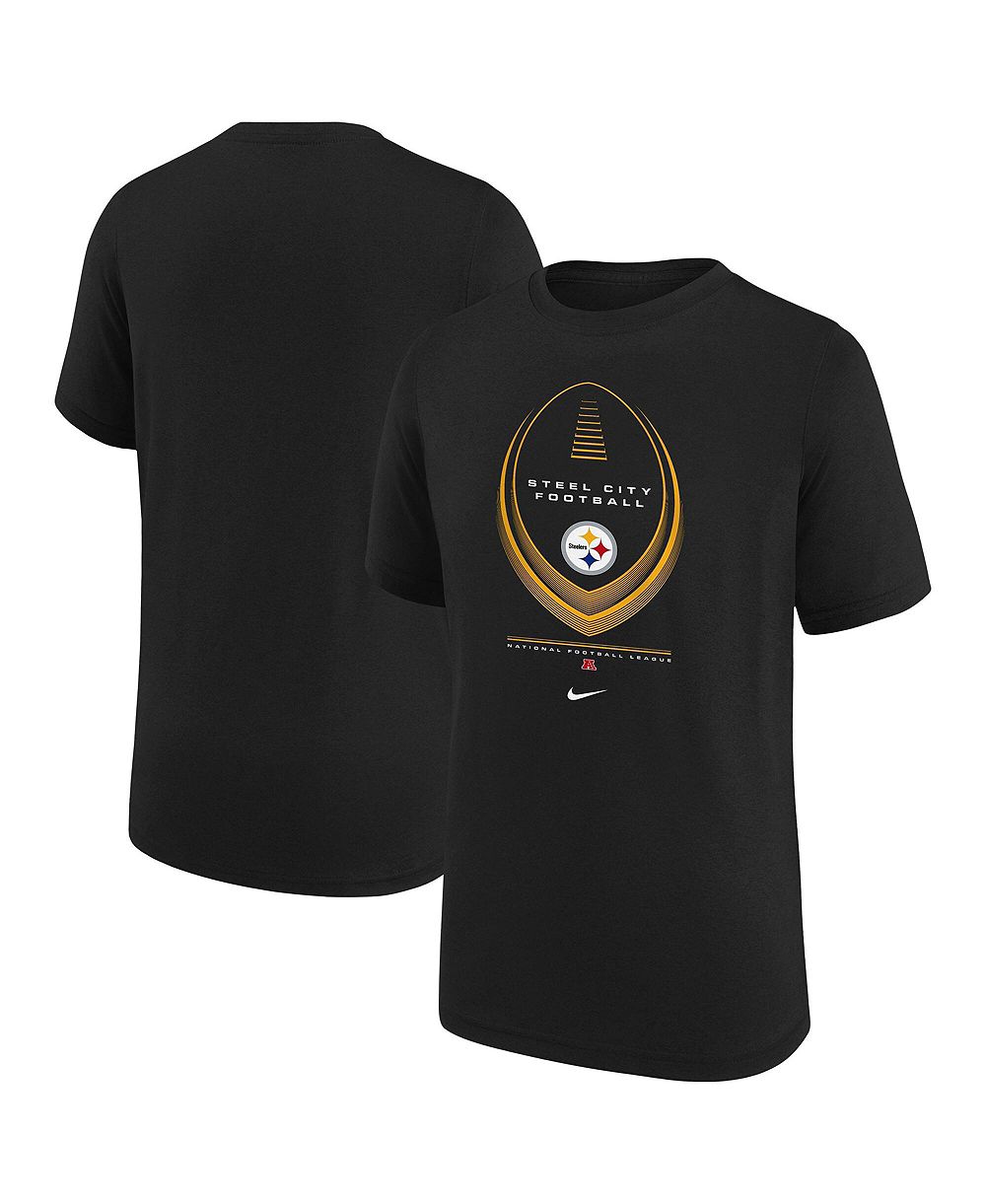 Nike Детская черная Pittsburgh Steelers Icon Legend Dri-FIT T-Shirt