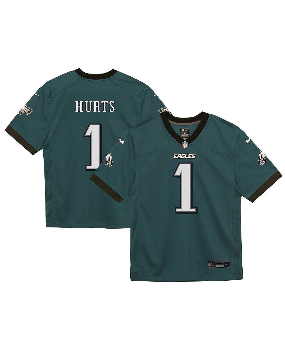 Детская игровая джерси Nike Jalen Hurts Midnight Green Philadelphia Eagles Team