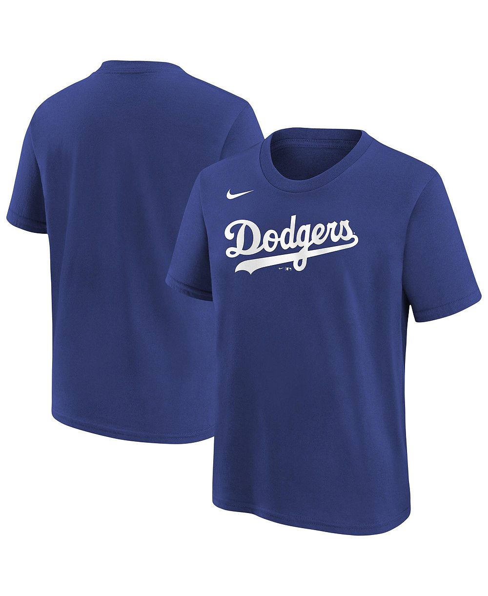 Nike Детская футболка Royal Los Angeles Dodgers Wordmark