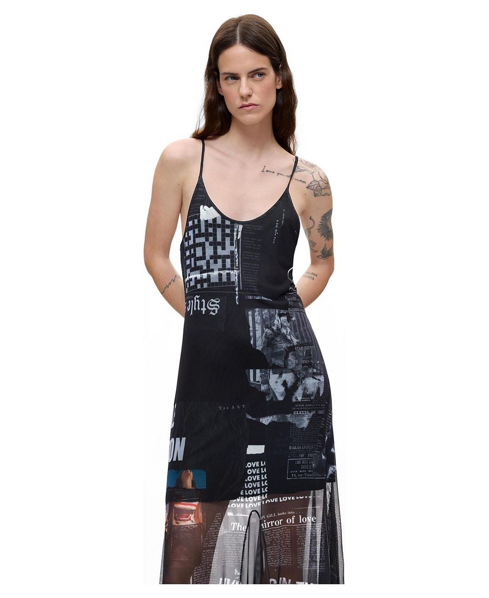 Женское платье Desigual Printed Strappy