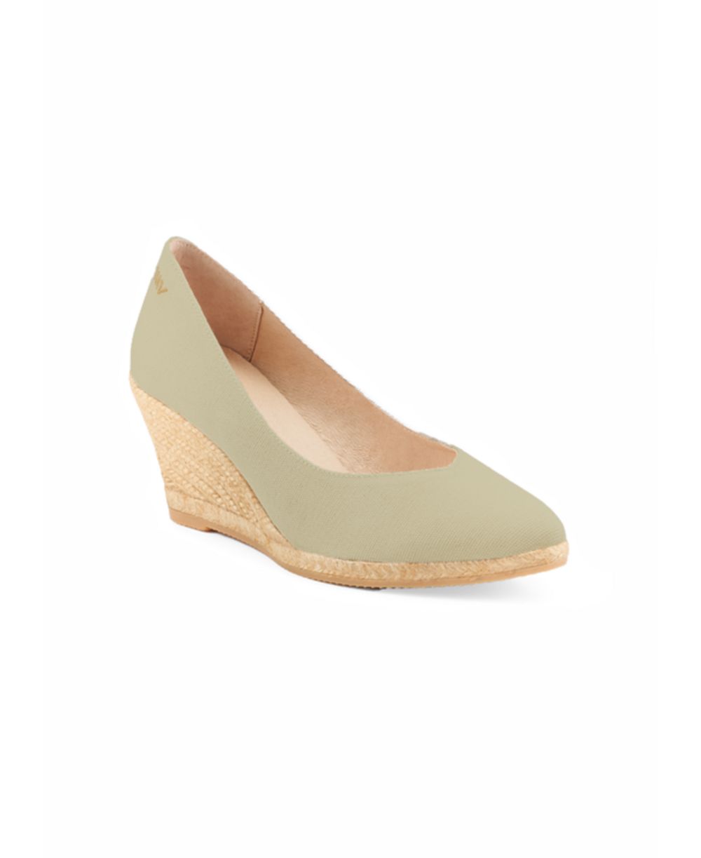 VISCATA Women's Roses Archive Canvas Sand Espadrilles