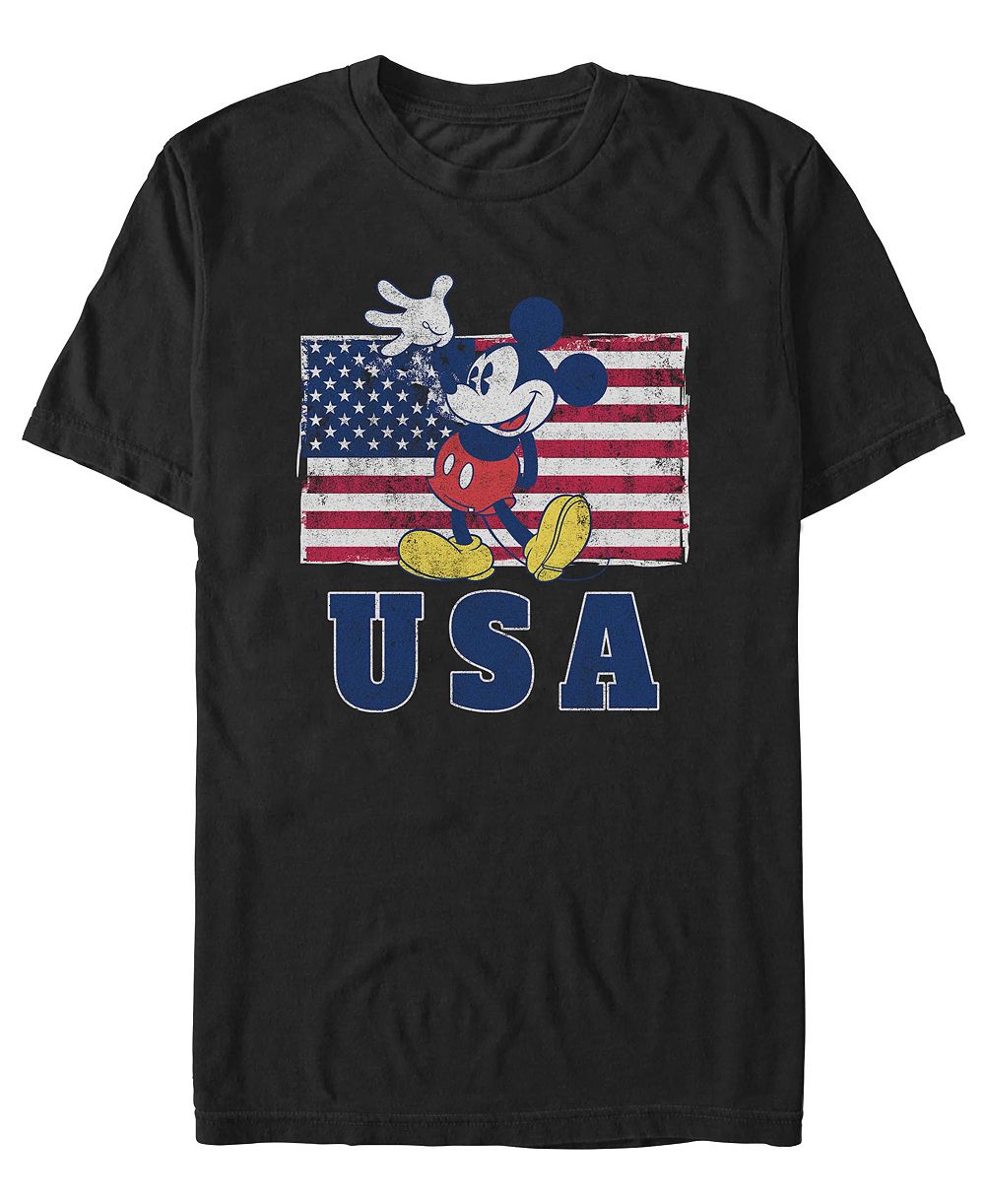 Fifth Sun Men's America Mickey Graphic T-Shirt
