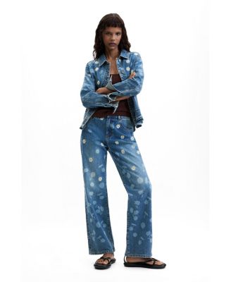 Desigual Женские джинсы Regular embroidered