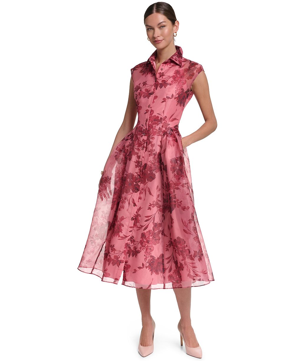 Женское платье Halston Collared Midi