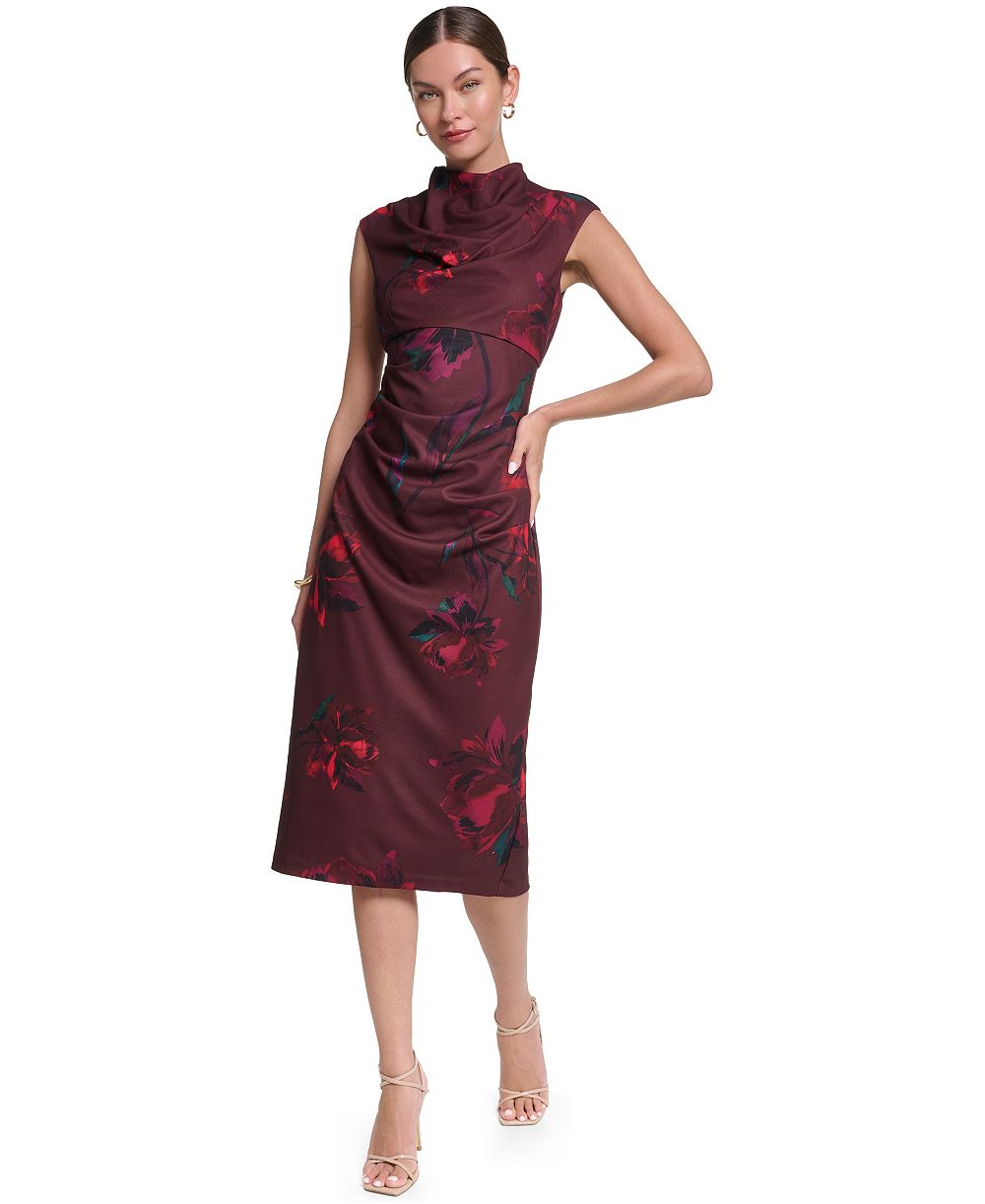 Платье Halston Women's Mock Neck Scuba