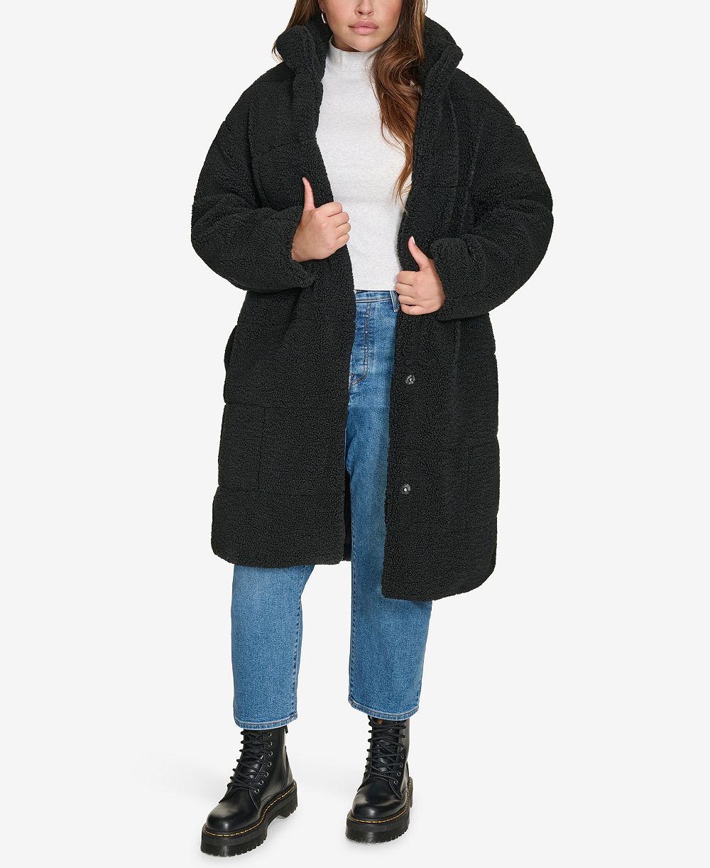 Levi's Plus Size пальто Teddy Женское