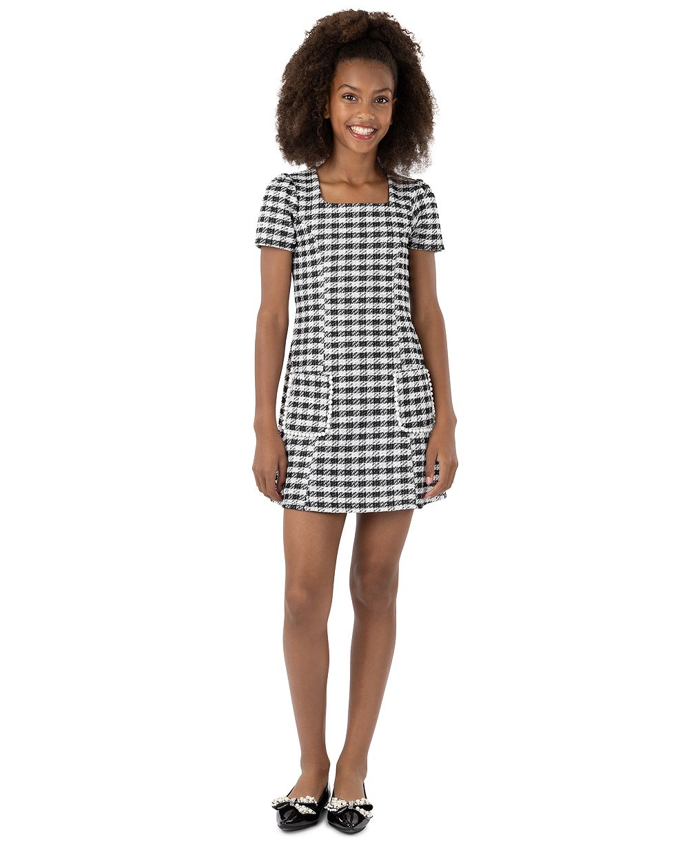 Speechless Girls' 7-16 Short-Sleeve Dress