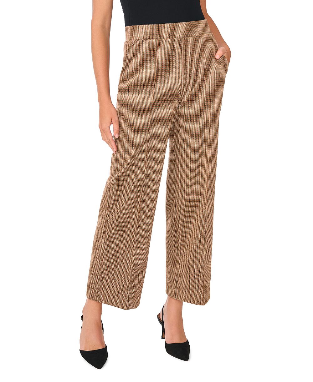 Vince Camuto Women's High-Rise Pintuck Wide-Leg Pants
