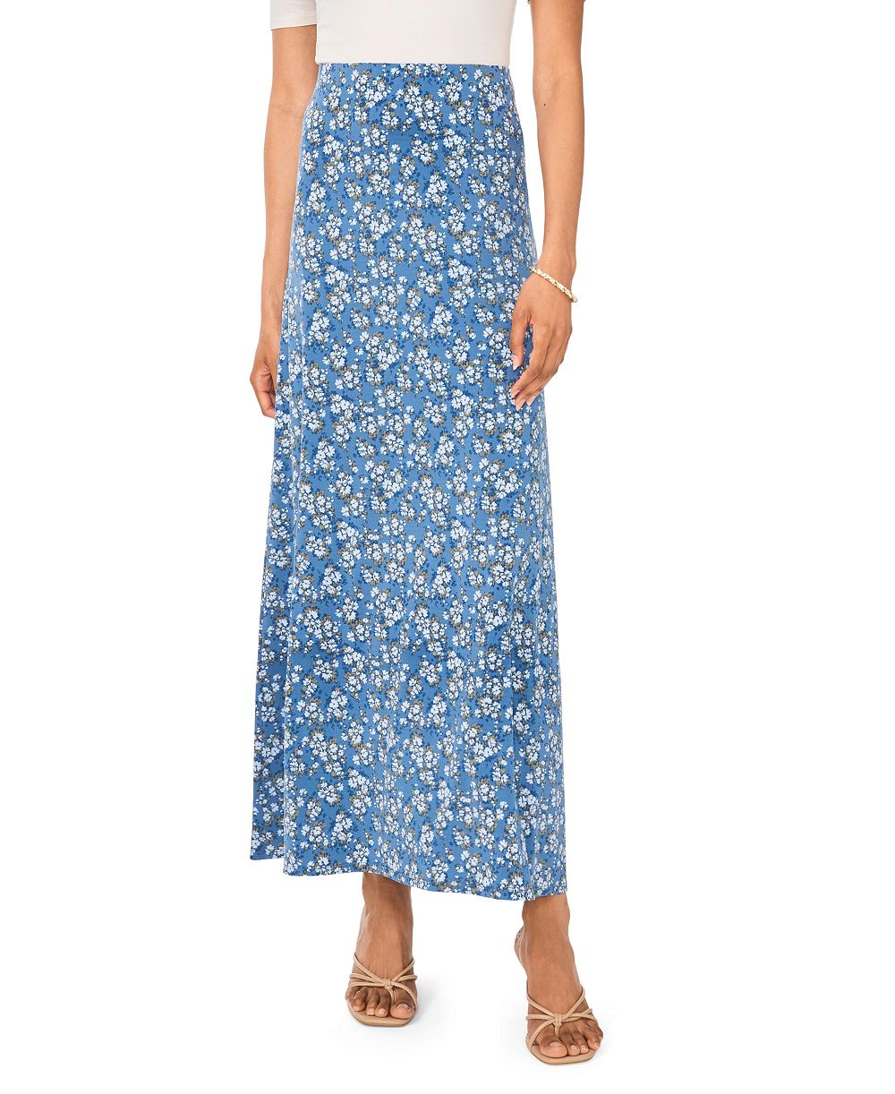 Vince Camuto Women's High-Waisted Floral Maxi A-Line Skirt