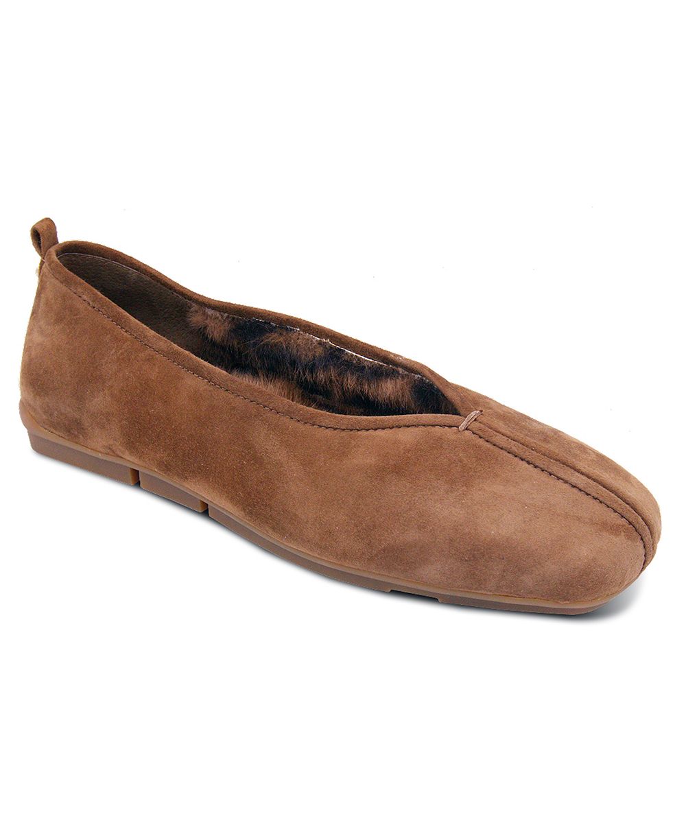ASH Women's Breeze Faux Fur Slip-On Flats
