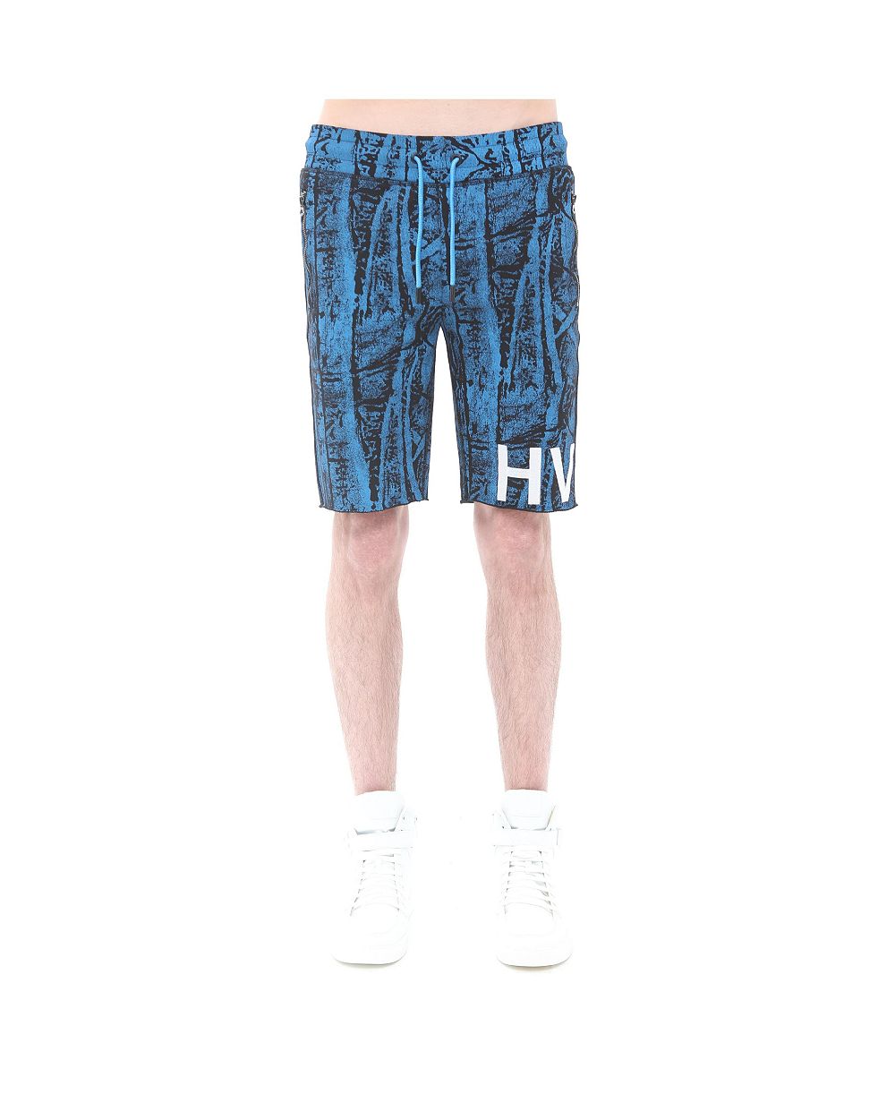 Hvman Chosen To Prevail x Cult Men's French Terry Sweatshort In Crinkle