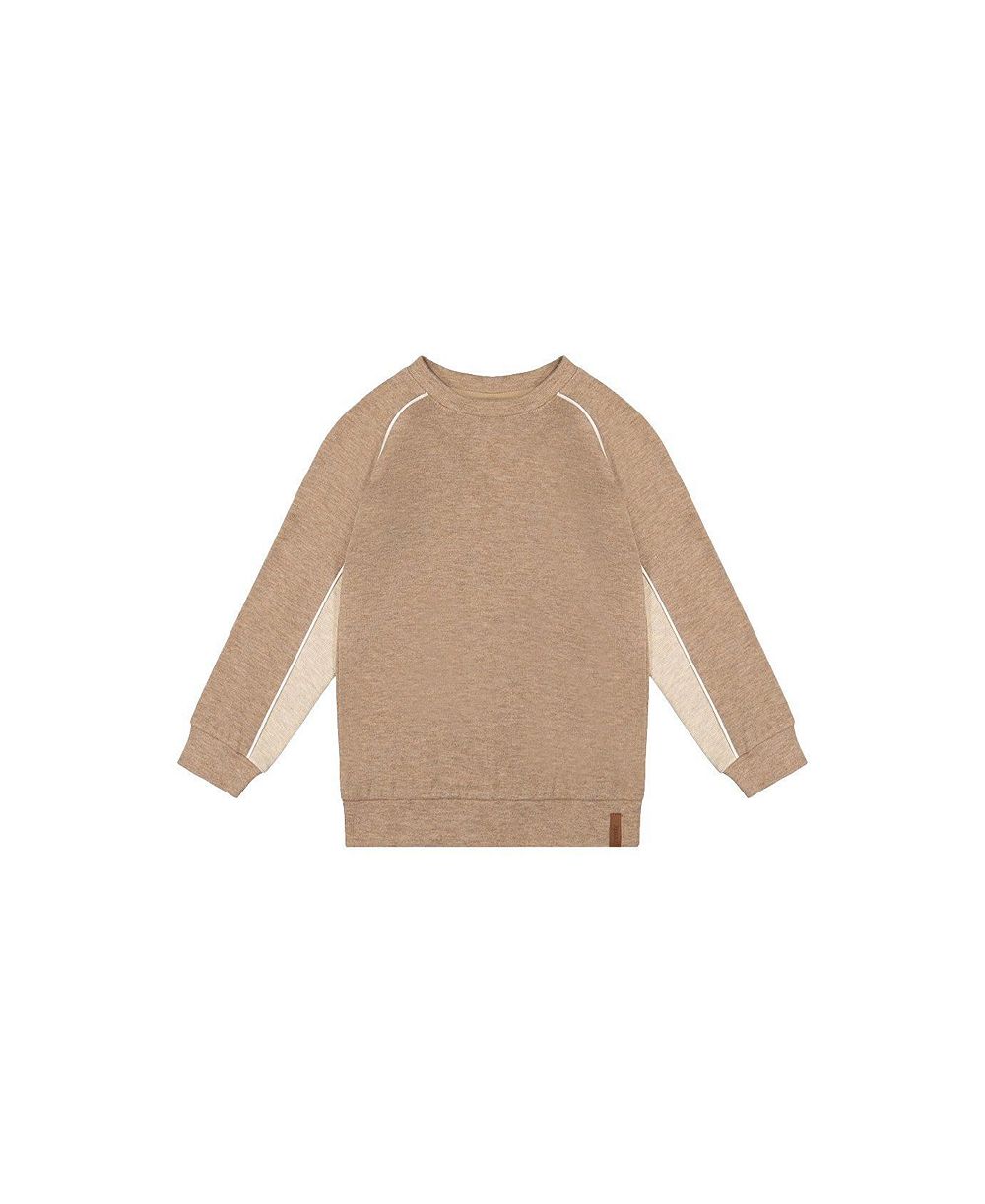 Верх Deux par Deux Toddler Boy 2T- 5T Brushed Jersey с рукавами Raglan для малышей