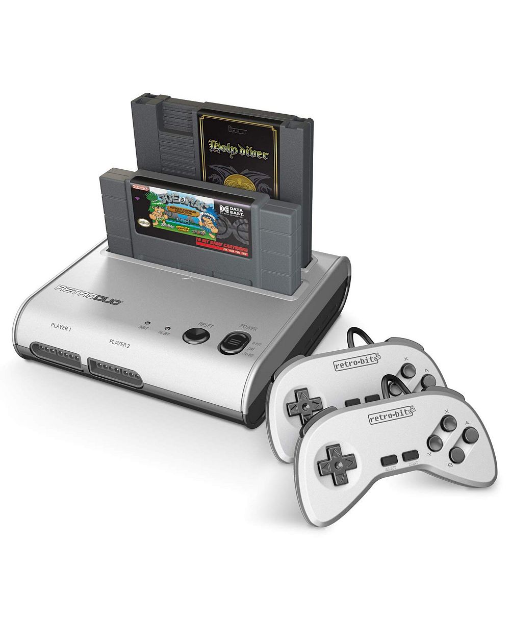 Retro-Bit RetroDuo игровая консоль 2-в-1 для игр SNES и NES