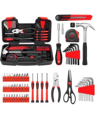 XDOVET Home Tool Set Household Hand Kit Toolbox All Purpose Women Ladies