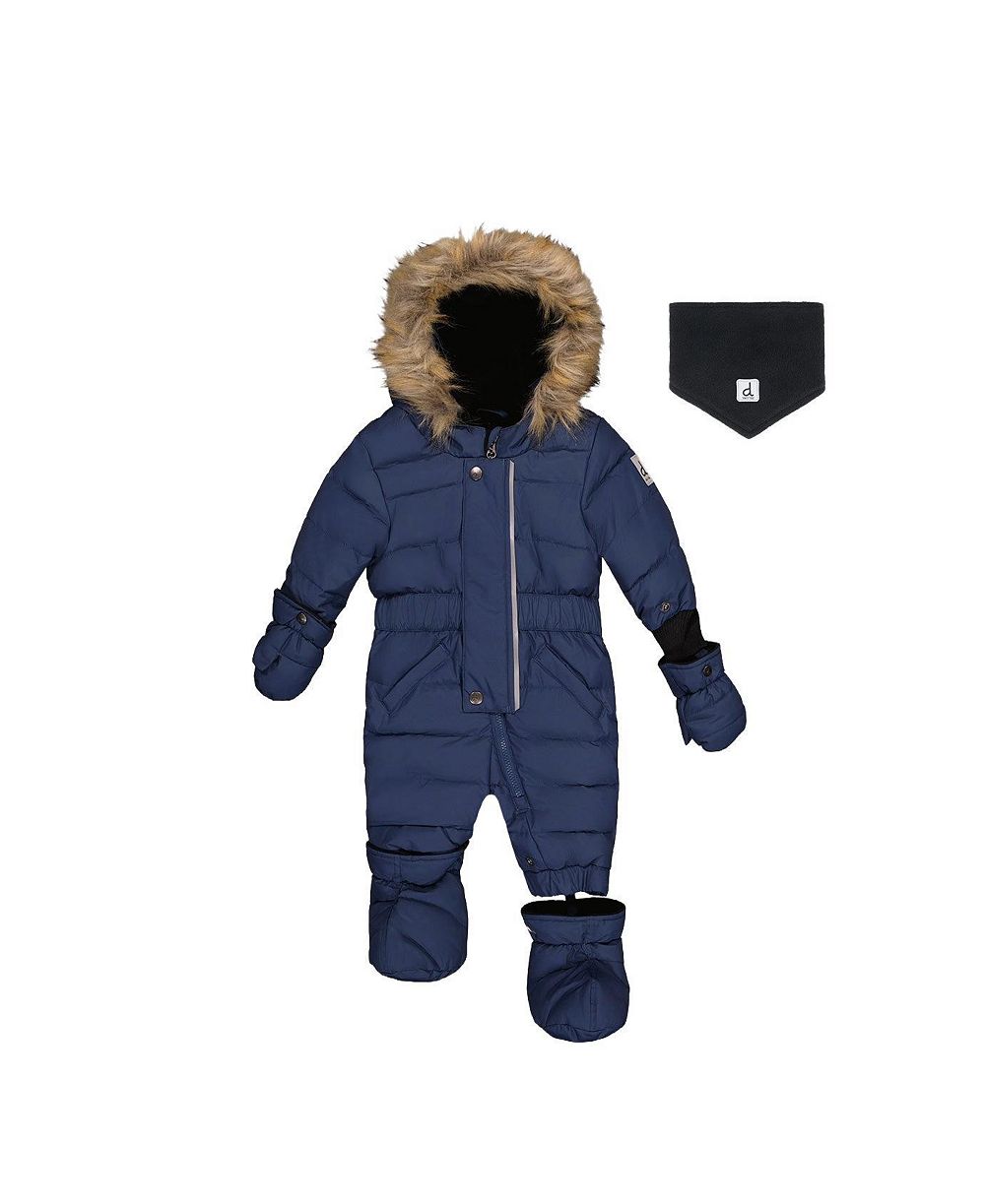 Детский комбинезон Deux par Deux Original One Piece Puffy Snowsuit со съемными варежками и сапожками