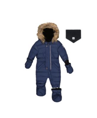 Детский комбинезон Deux par Deux Original One Piece Puffy Snowsuit со съемными варежками и сапожками