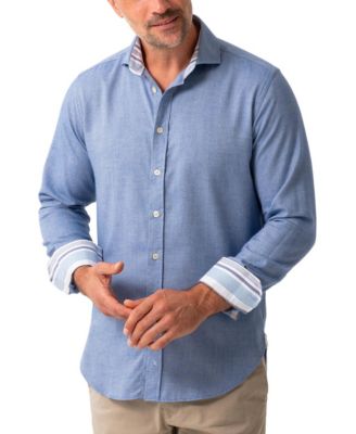 Koy Clothing Big & Tall Long Sleeve Cotton Merino Wool Shirt