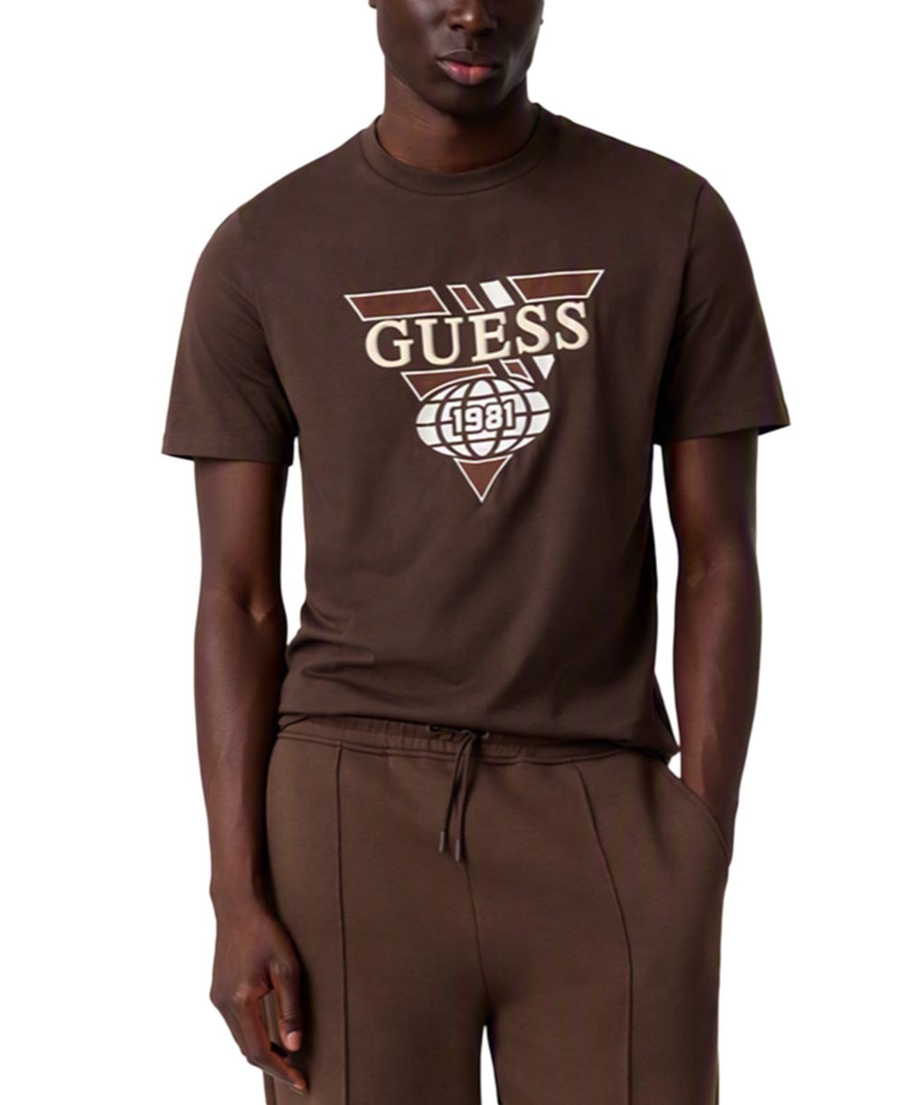 GUESS Men's Pierre Retro Graphic T-Shirt