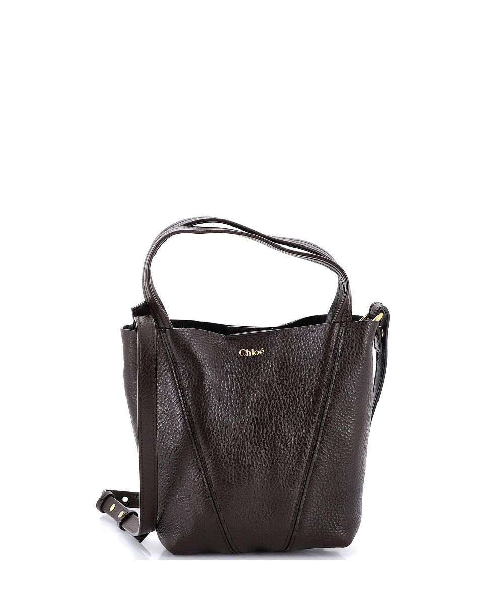 Сумка Chloe Small Spin Tote Leather
