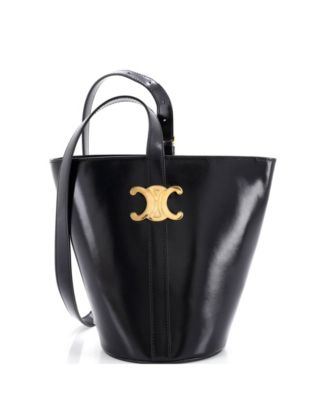 Pre-Owned Celine Маленькая Кожаная Сумка Bucket Triomph